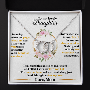 Daughter - Someday When The Pages Of My Life End - Perfect Pair Necklace