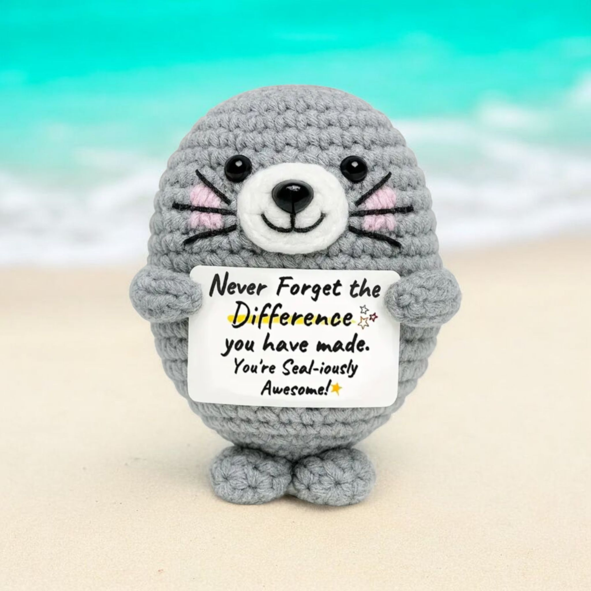 Handmade Seal-iously Awesome Positivity Seal