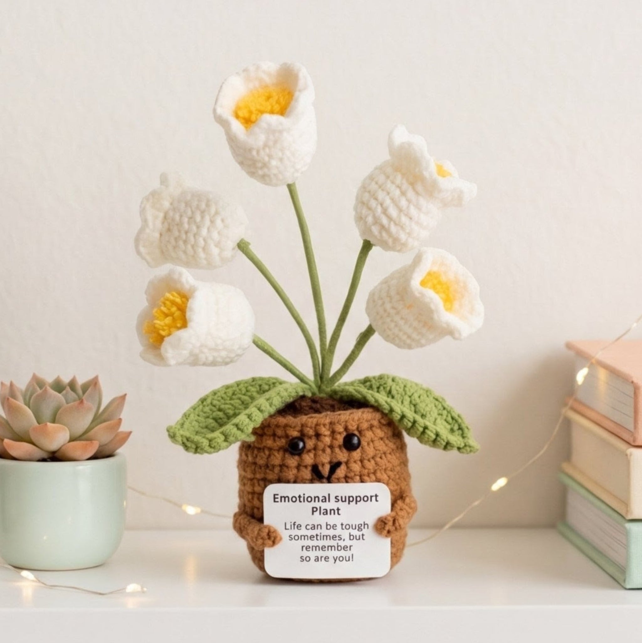 Handmade Emotional Support Plant Lily Of The Valley