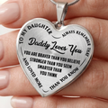 Daddy Loves You - Heart Necklace
