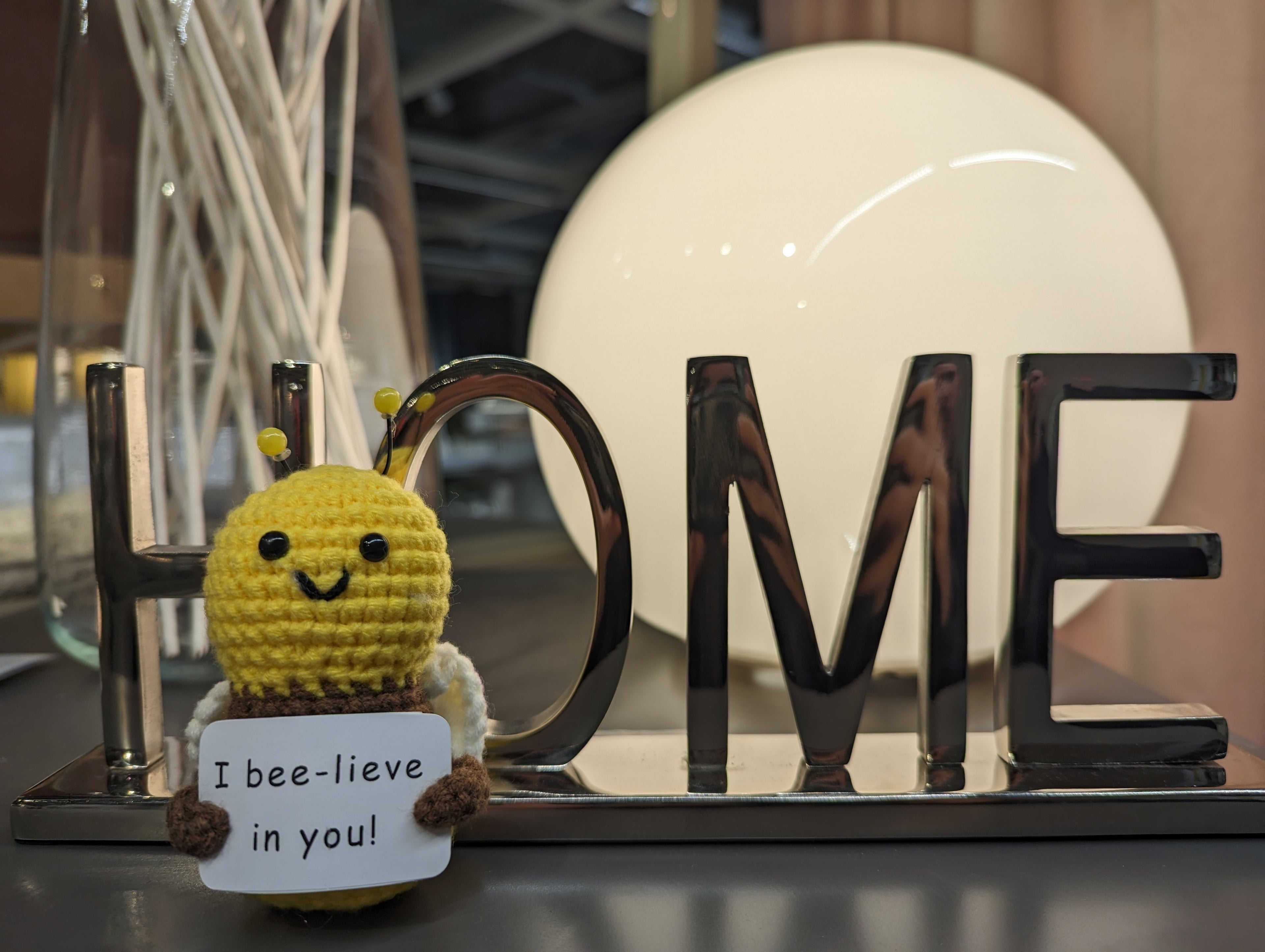 Handmade I Believe In You Bee