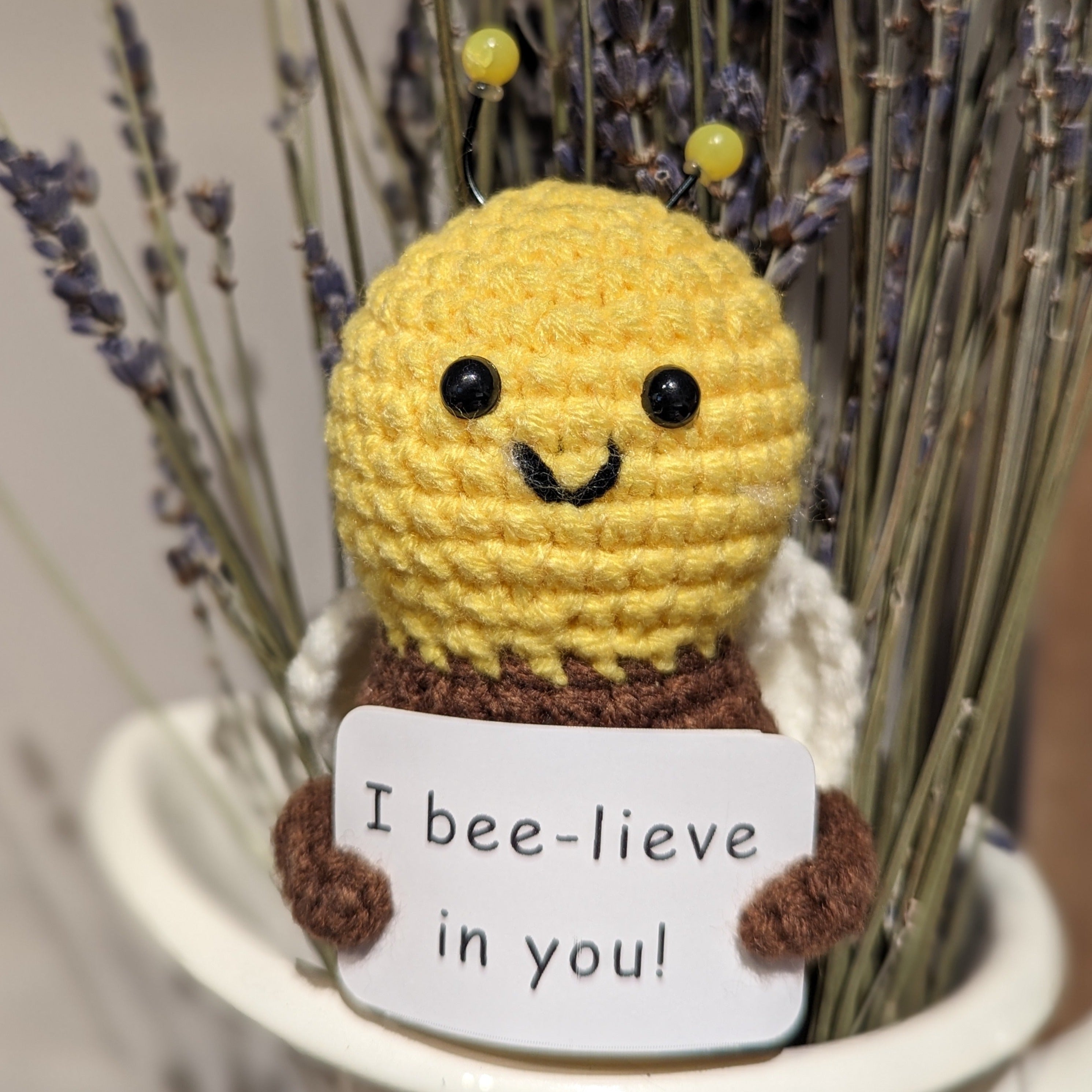 Handmade I Believe In You Bee