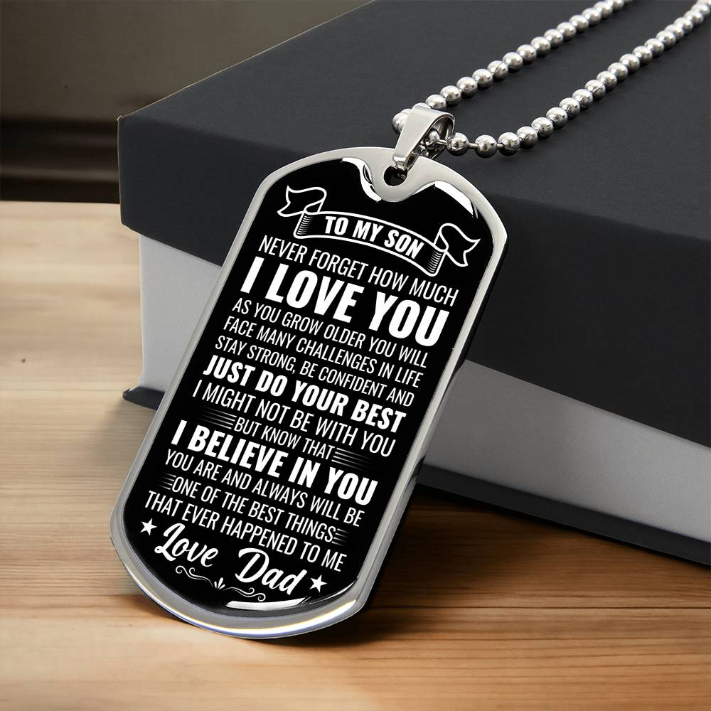 Son - Just Do Your Best - Love Dad