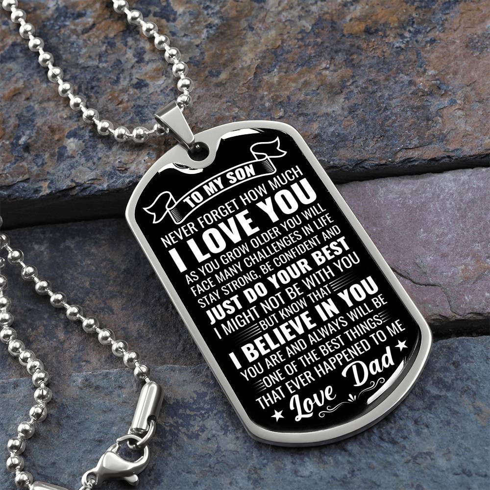 Son - Just Do Your Best - Love Dad