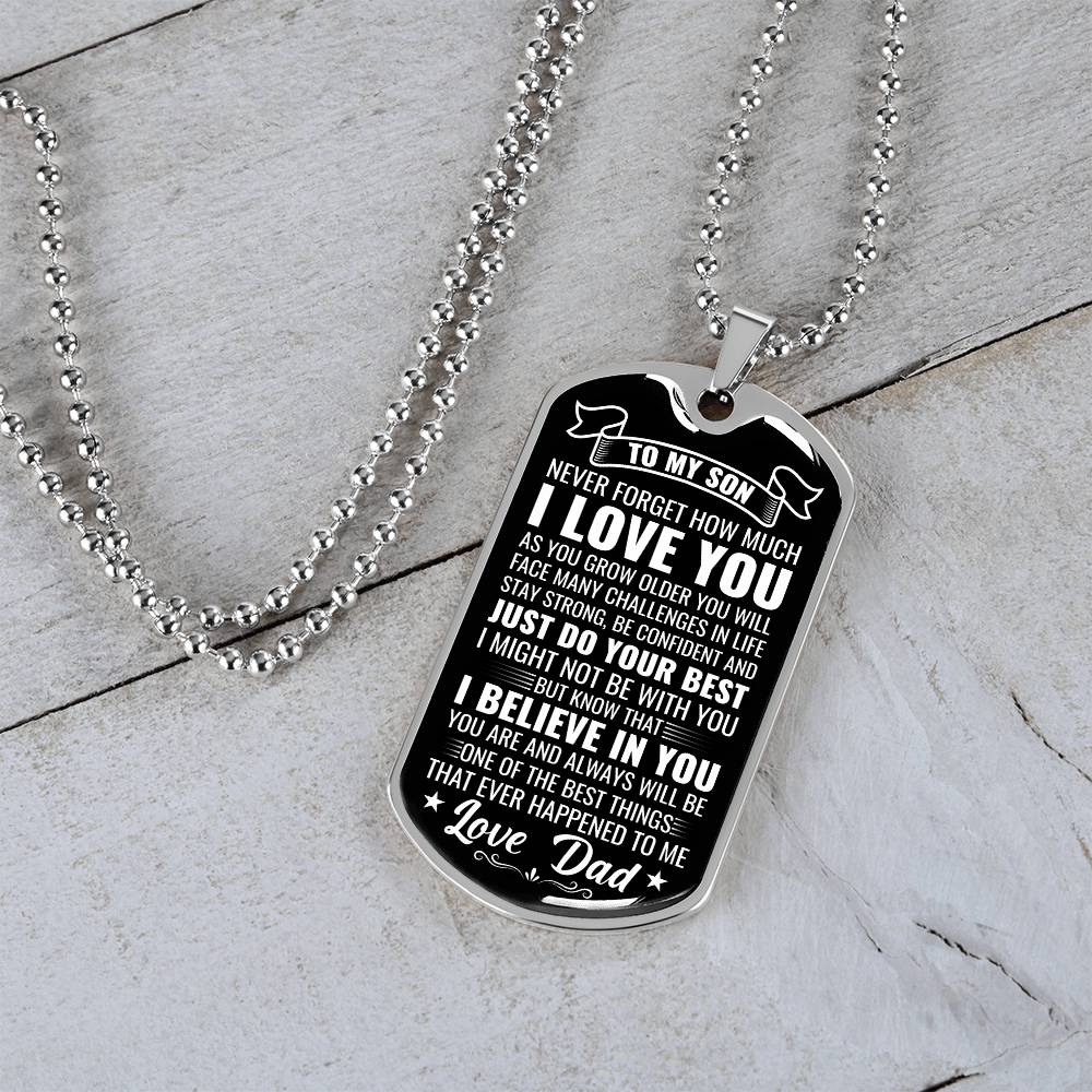 Son - Just Do Your Best - Love Dad