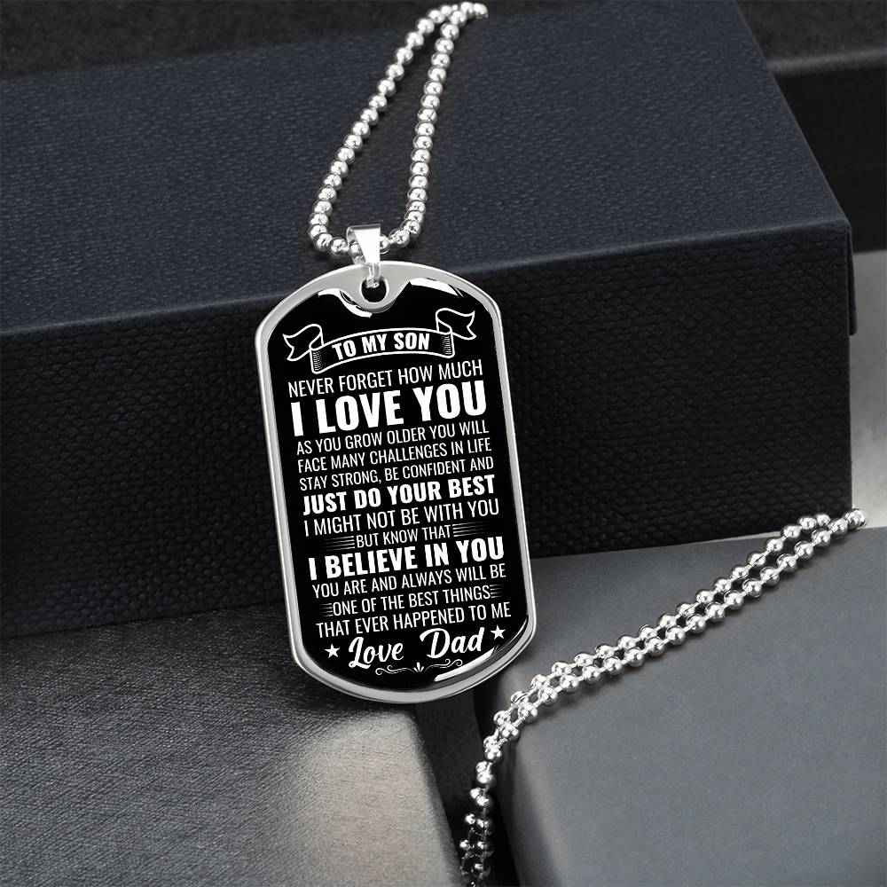 Son - Just Do Your Best - Love Dad