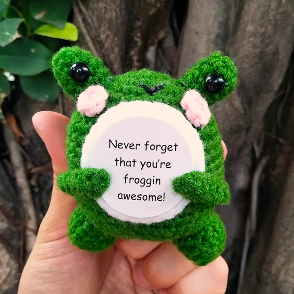 Handmade You're Froggin Awesome Frog