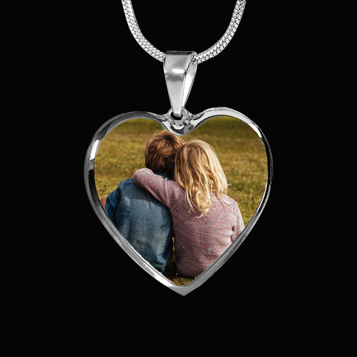 Perfect Gift For Mom - Custom Photo Stainless Steel Necklace