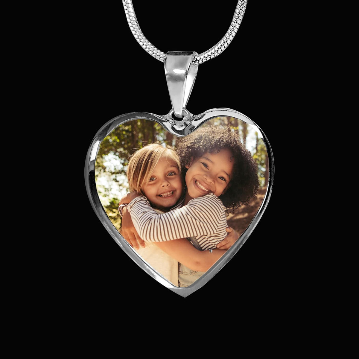 Perfect Gift For Mom - Custom Photo Stainless Steel Necklace