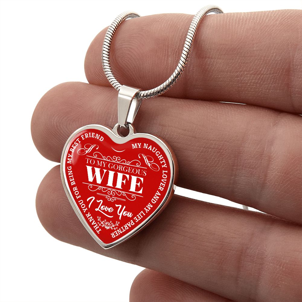 To My Gorgeous Wife - Red