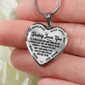 Daughter - If I Could Give You One Thing In Life - Heart Pendant Necklace