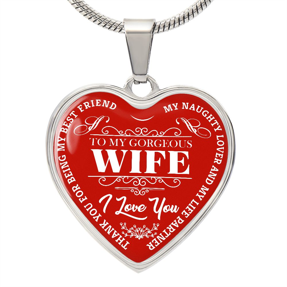 To My Gorgeous Wife - Red