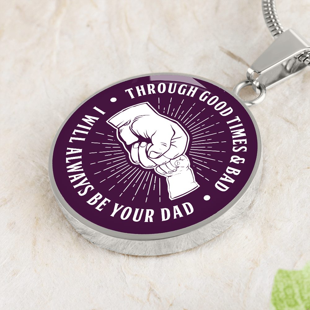 Through Good Times & Bad - Purple Necklace