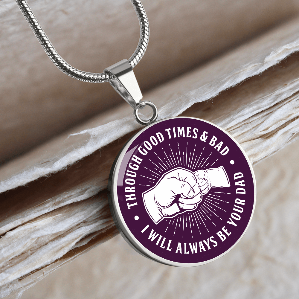 Through Good Times & Bad - Purple Necklace