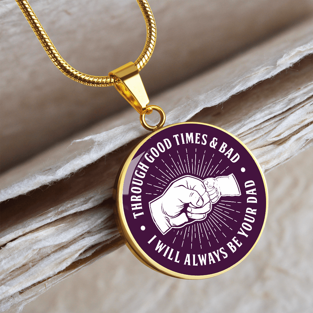 Through Good Times & Bad - Purple Necklace