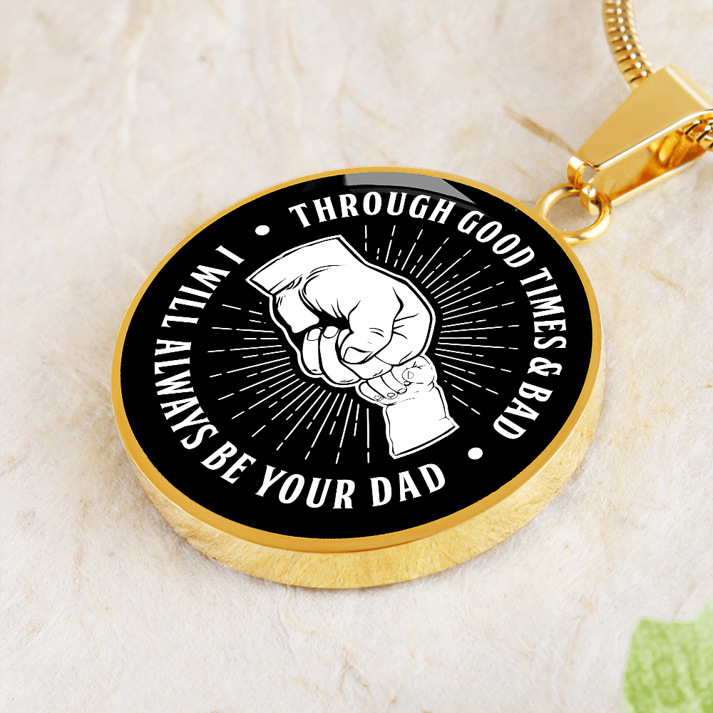 Through Good Times & Bad - Black Necklace