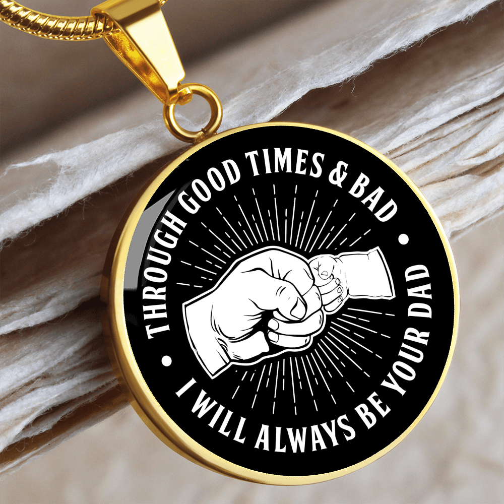 Through Good Times & Bad - Black Necklace