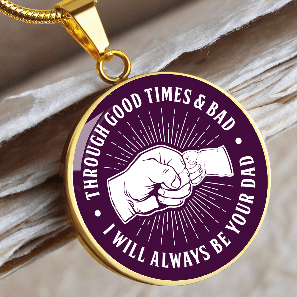 Through Good Times & Bad - Purple Necklace
