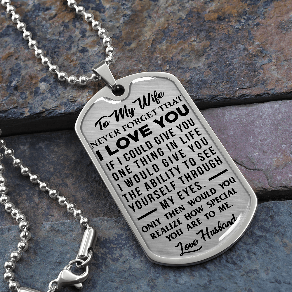 Wife - If I Could Give You One Thing in Life - Transparent Black