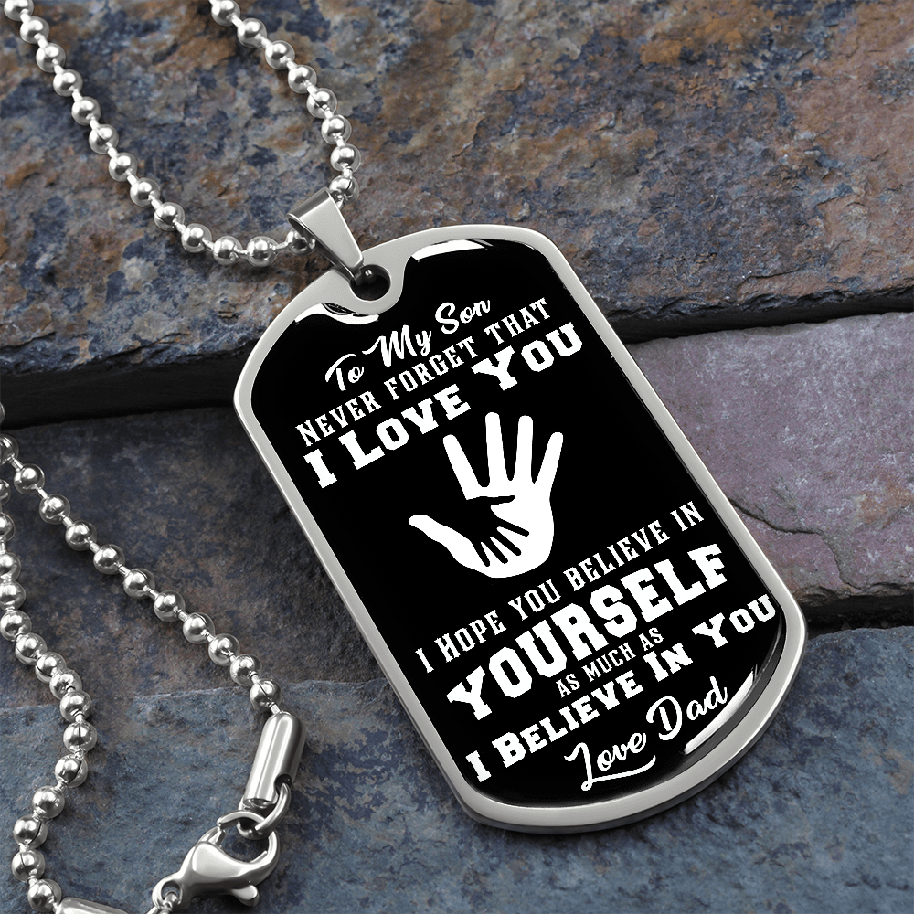 Son - I Believe in You - Hand - Black