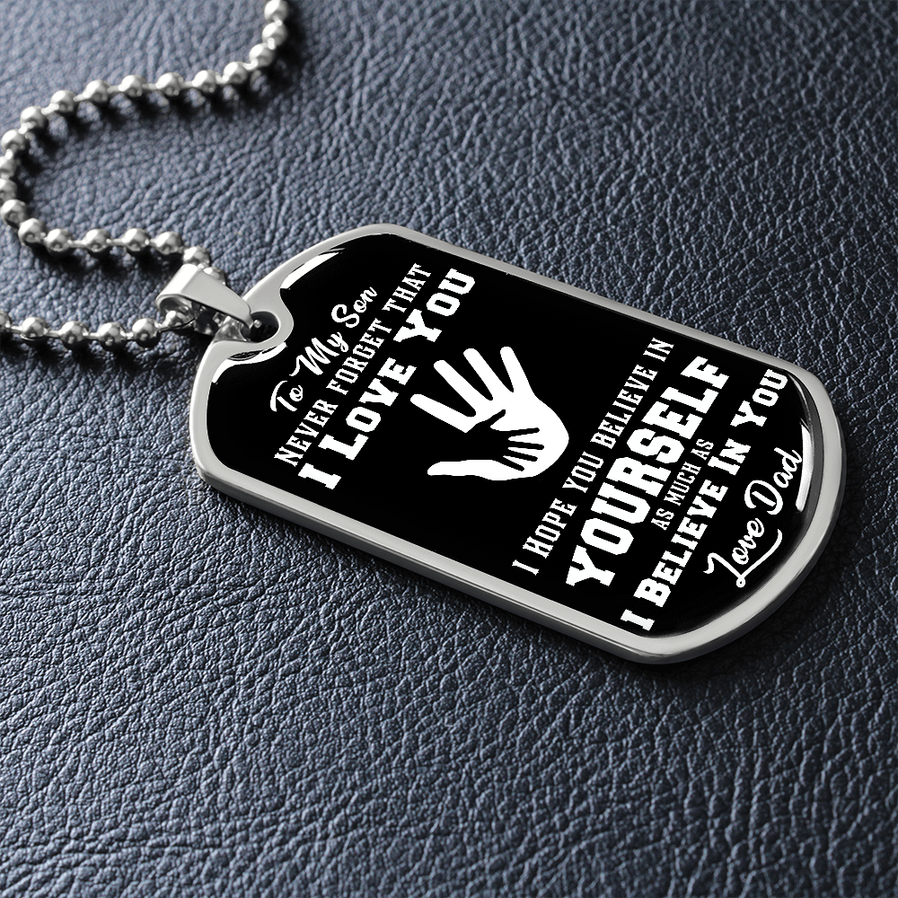 Son - I Believe in You - Hand - Black