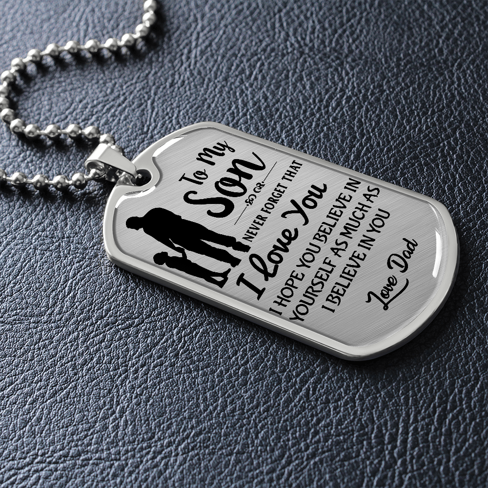 Son - Never Forget That - I Love You - Transparent Black
