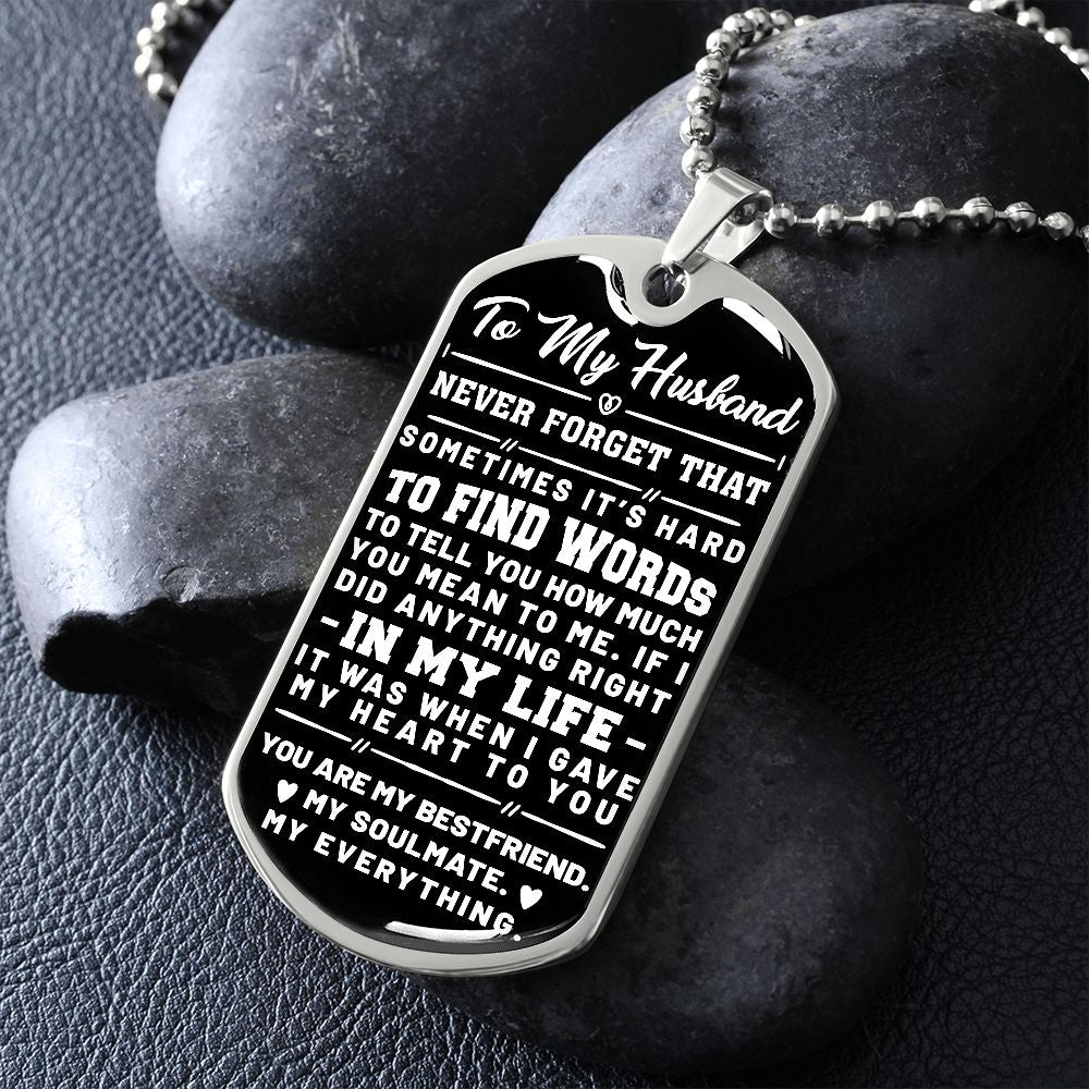 Husband - Sometimes It's Hard To Find The Words