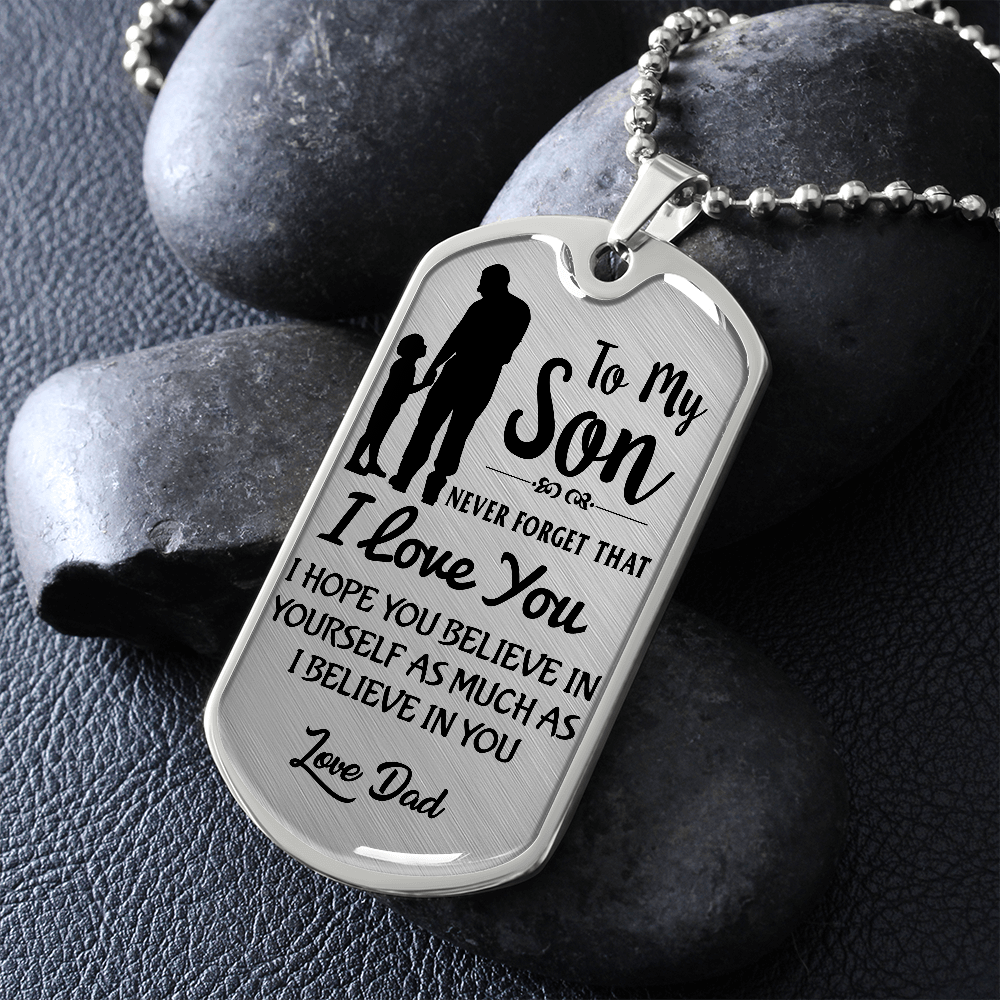 Son - Never Forget That - I Love You - Transparent Black