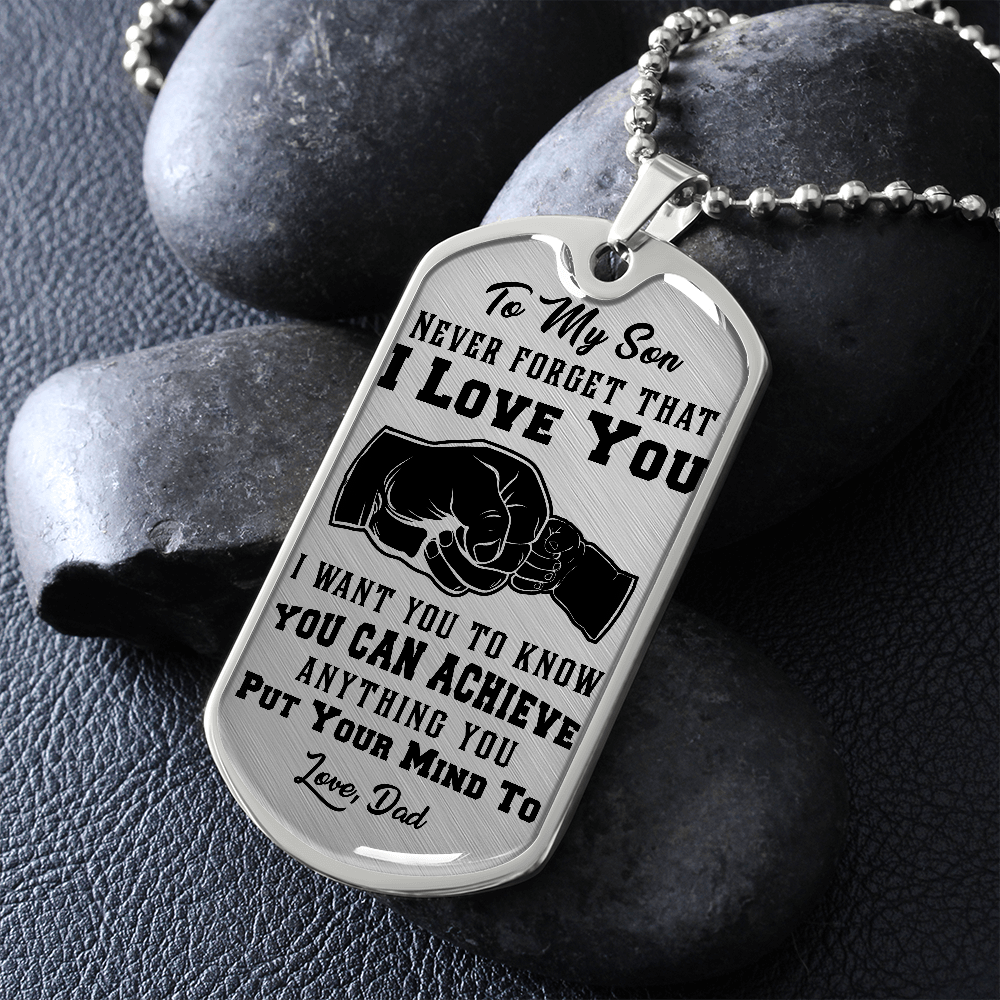 Son - You Can Achieve Anything - Black Text