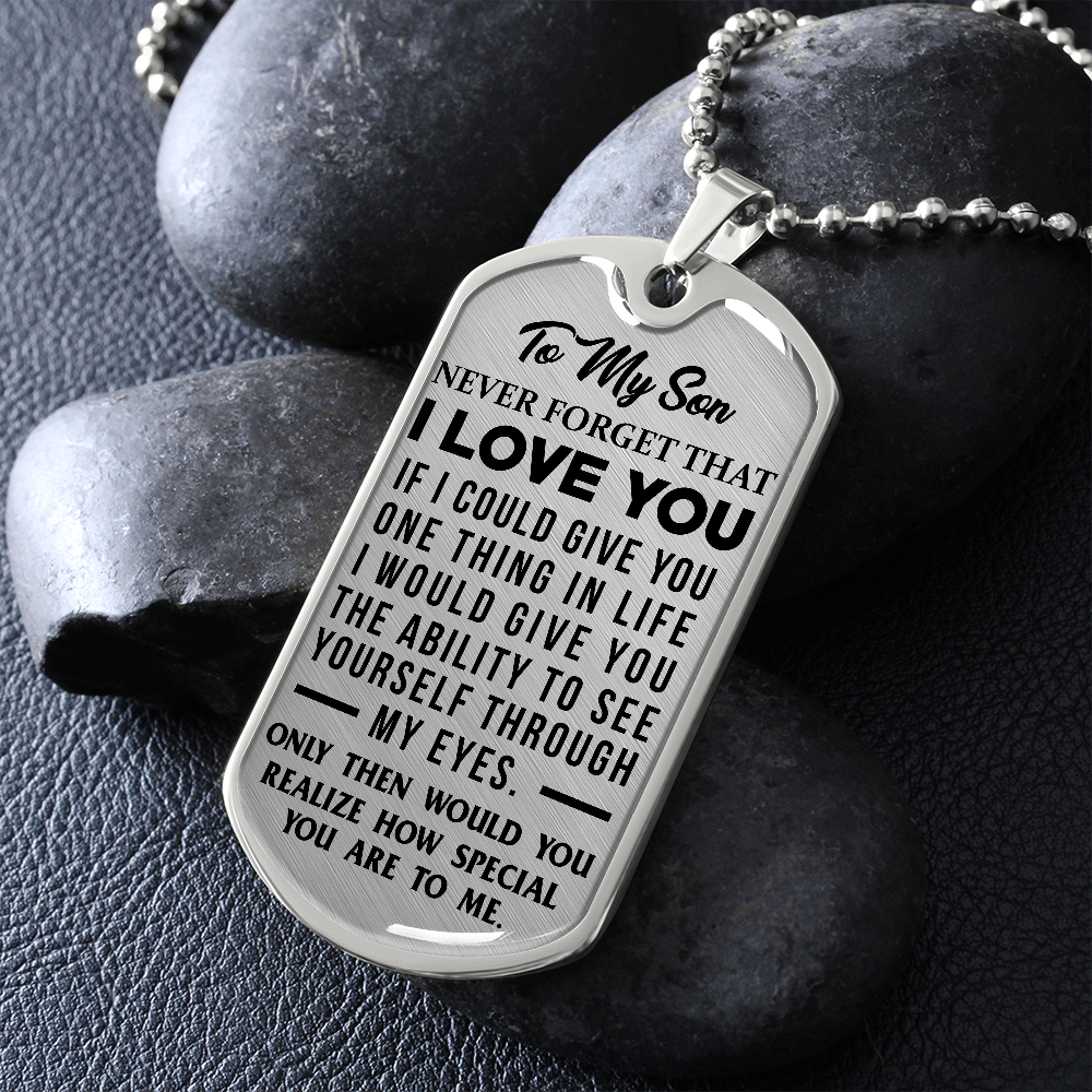 Son - If I Could Give You One Thing In Life - Black Text