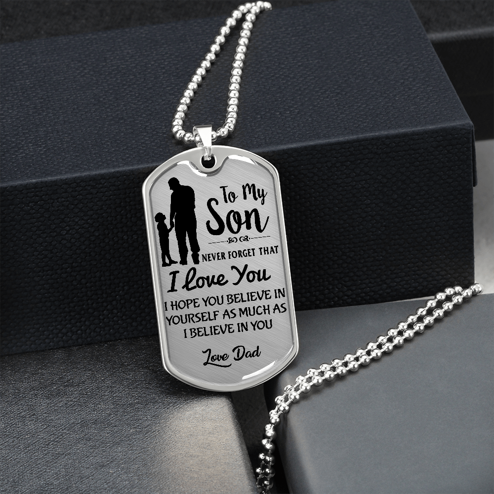 Son - Never Forget That - I Love You - Transparent Black