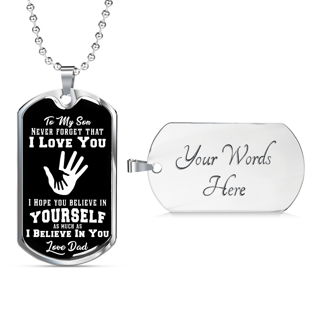 Son - I Believe in You - Hand - Black