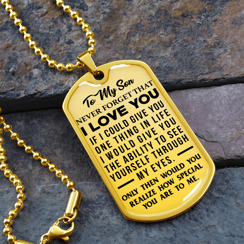 Son - If I Could Give You One Thing In Life - Black Text