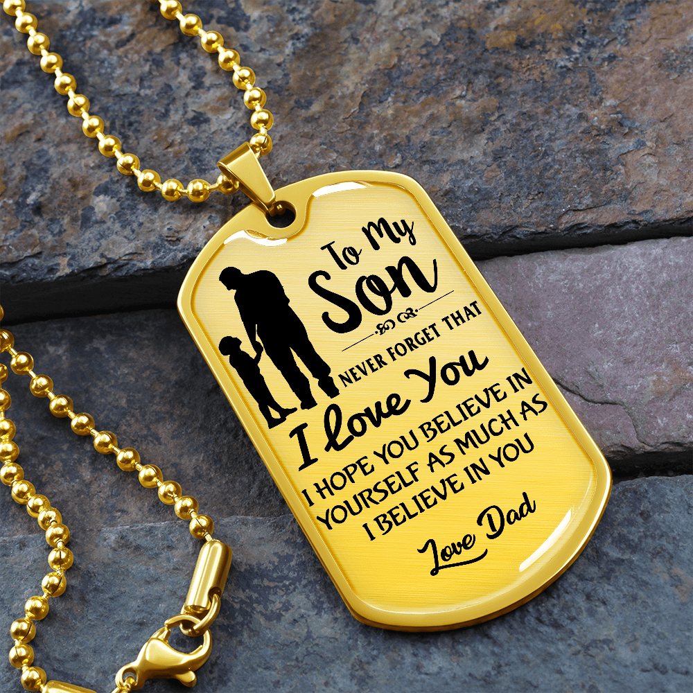 Son - Never Forget That - I Love You - Transparent Black