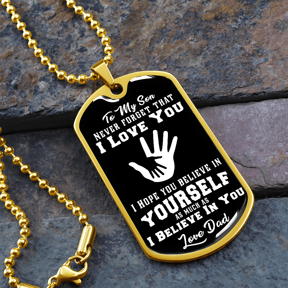 Son - I Believe in You - Hand - Black