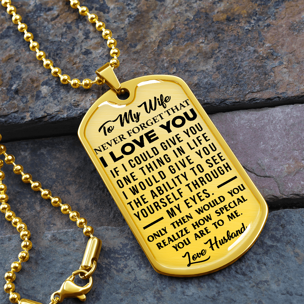 Wife - If I Could Give You One Thing in Life - Transparent Black