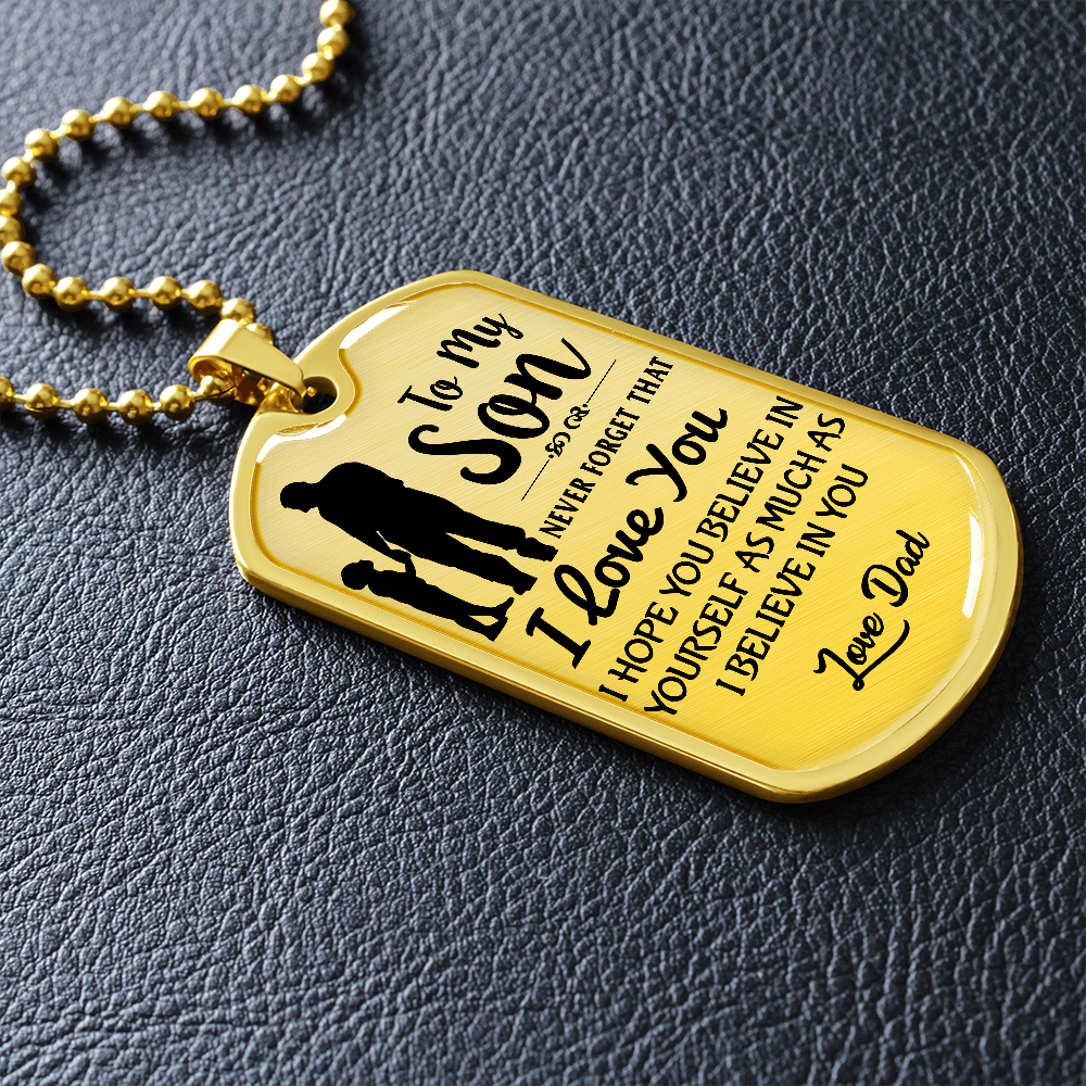 Son - Never Forget That - I Love You - Transparent Black