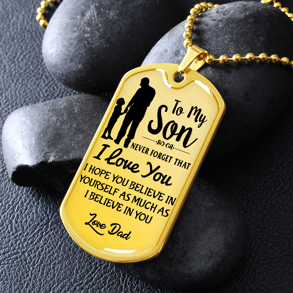 Son - Never Forget That - I Love You - Transparent Black