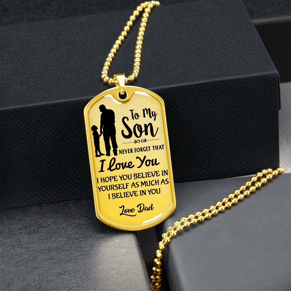 Son - Never Forget That - I Love You - Transparent Black