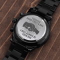 Son - Through Good Times & Bad - Black Chronograph Watch
