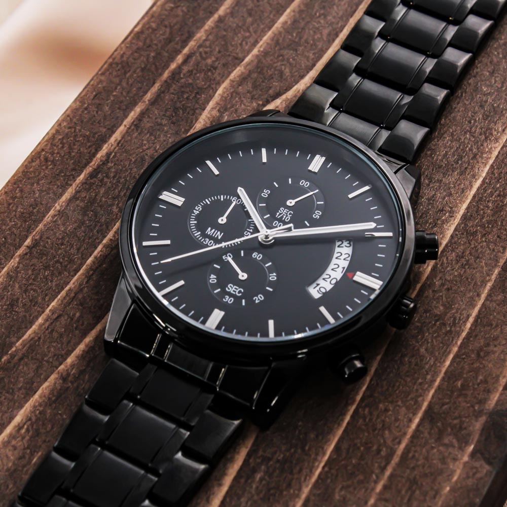 Son - Believe Deep In Your Heart - Engraved Watch