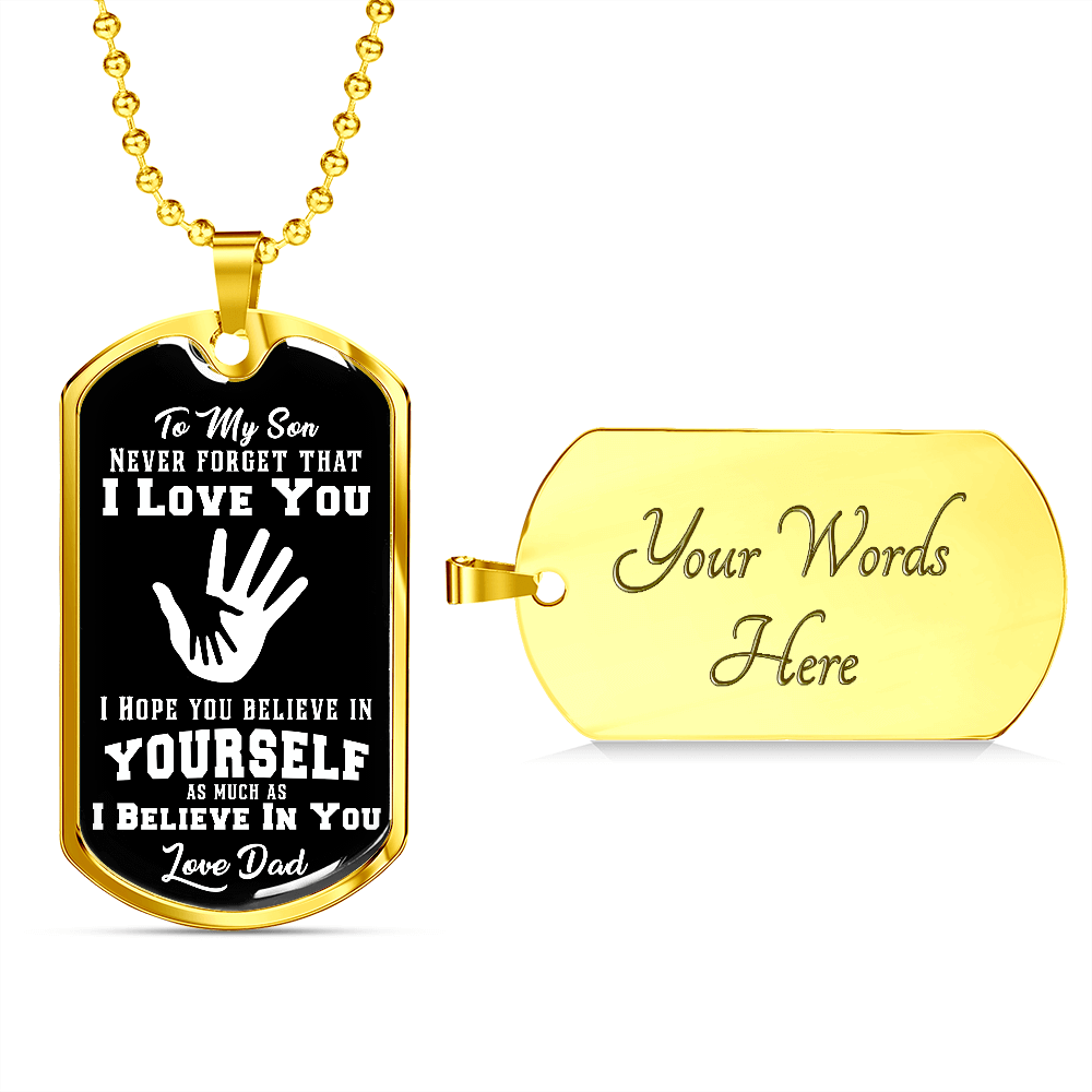 Son - I Believe in You - Hand - Black