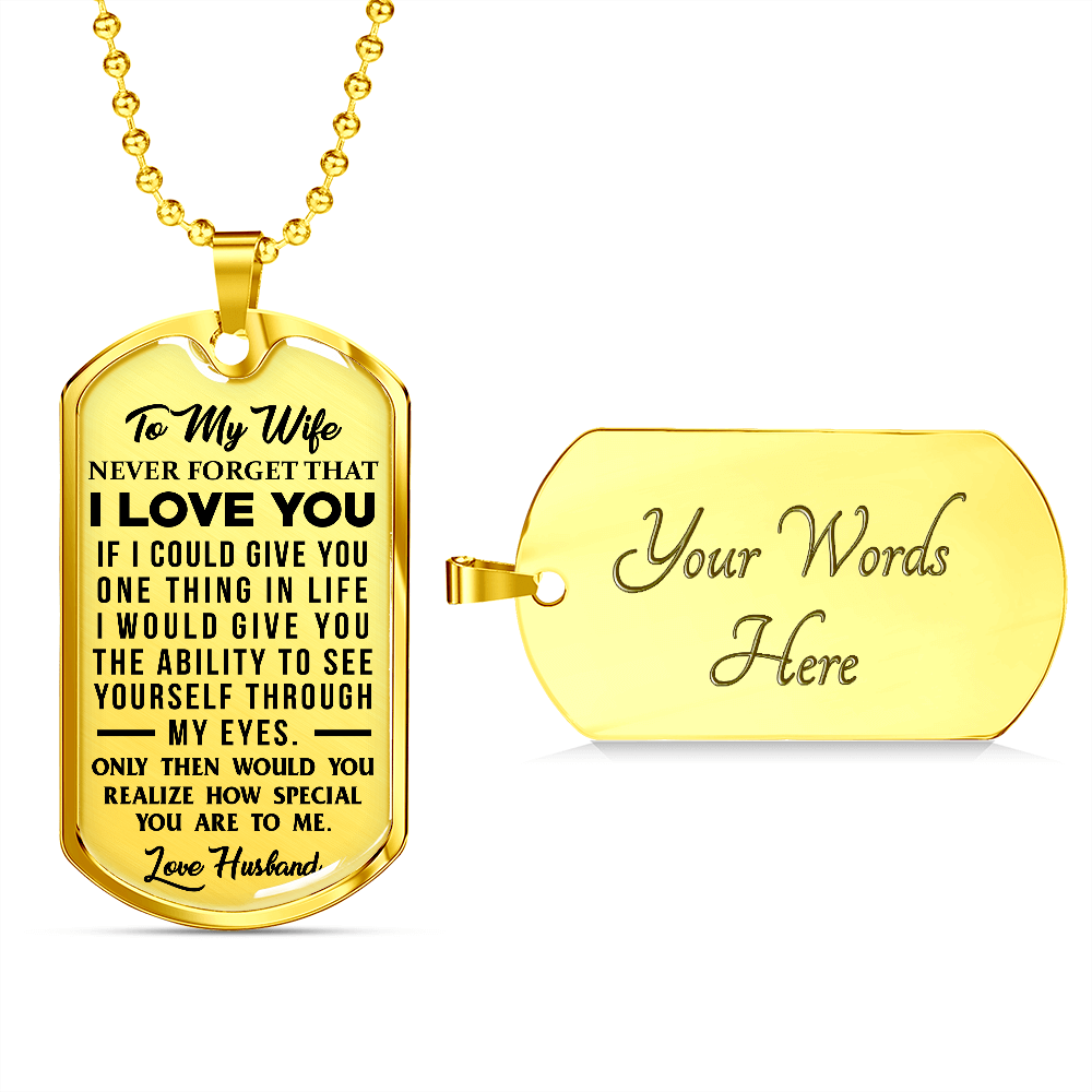 Wife - If I Could Give You One Thing in Life - Transparent Black