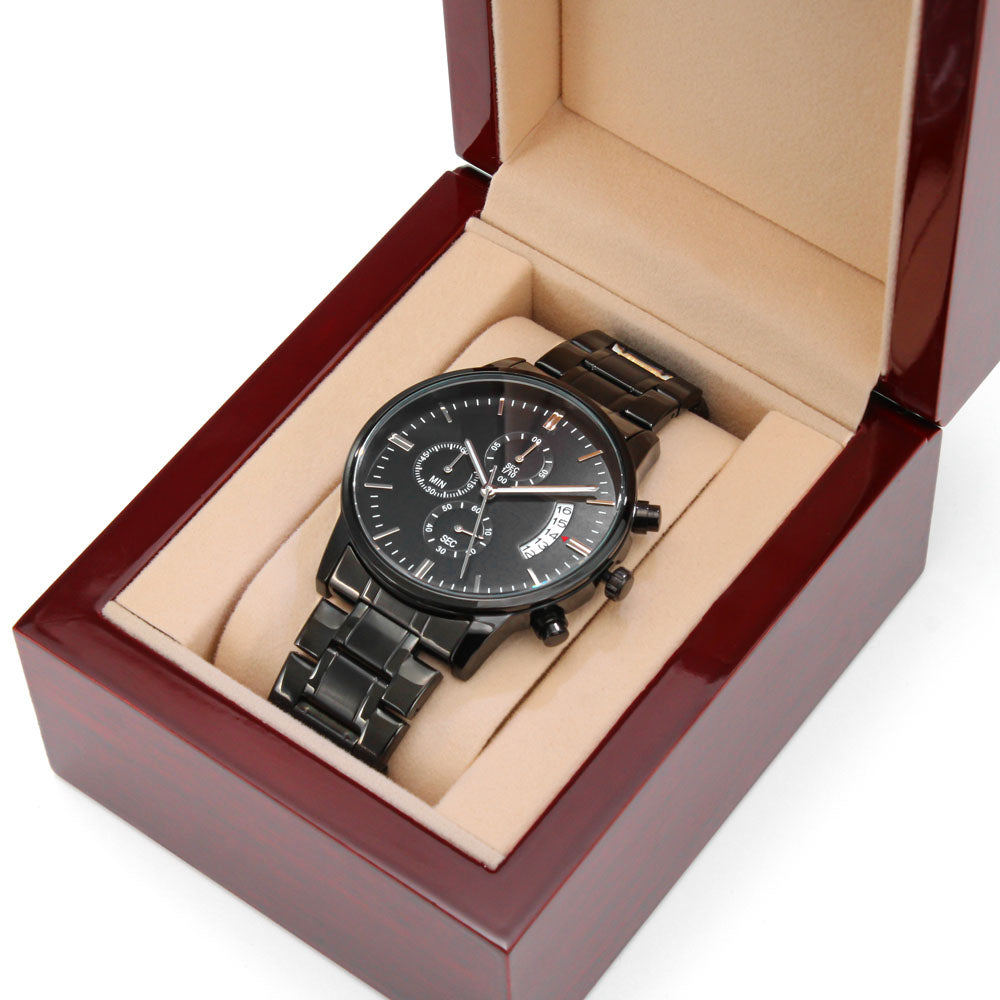 Son - Believe Deep In Your Heart - Engraved Watch