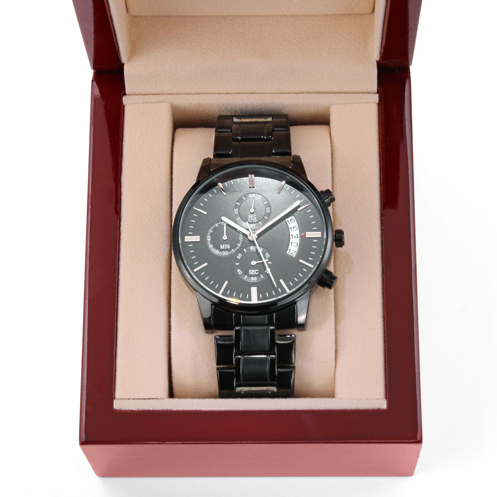 Son - Believe Deep In Your Heart - Engraved Watch