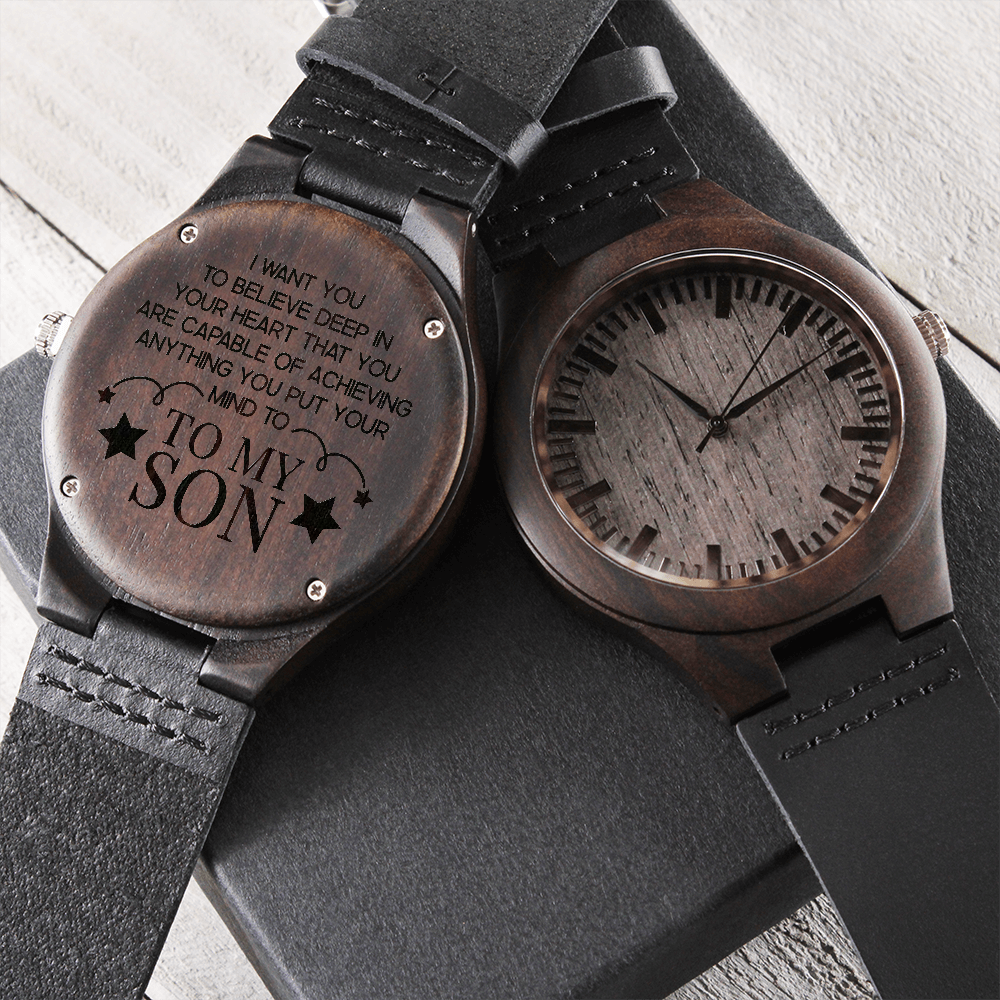 Son - Believe Deep In Your Heart - Wooden Watch