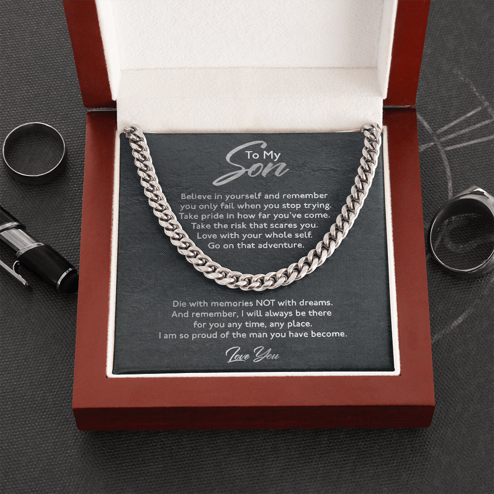 Son - Believe In Yourself - Cuban Link Chain