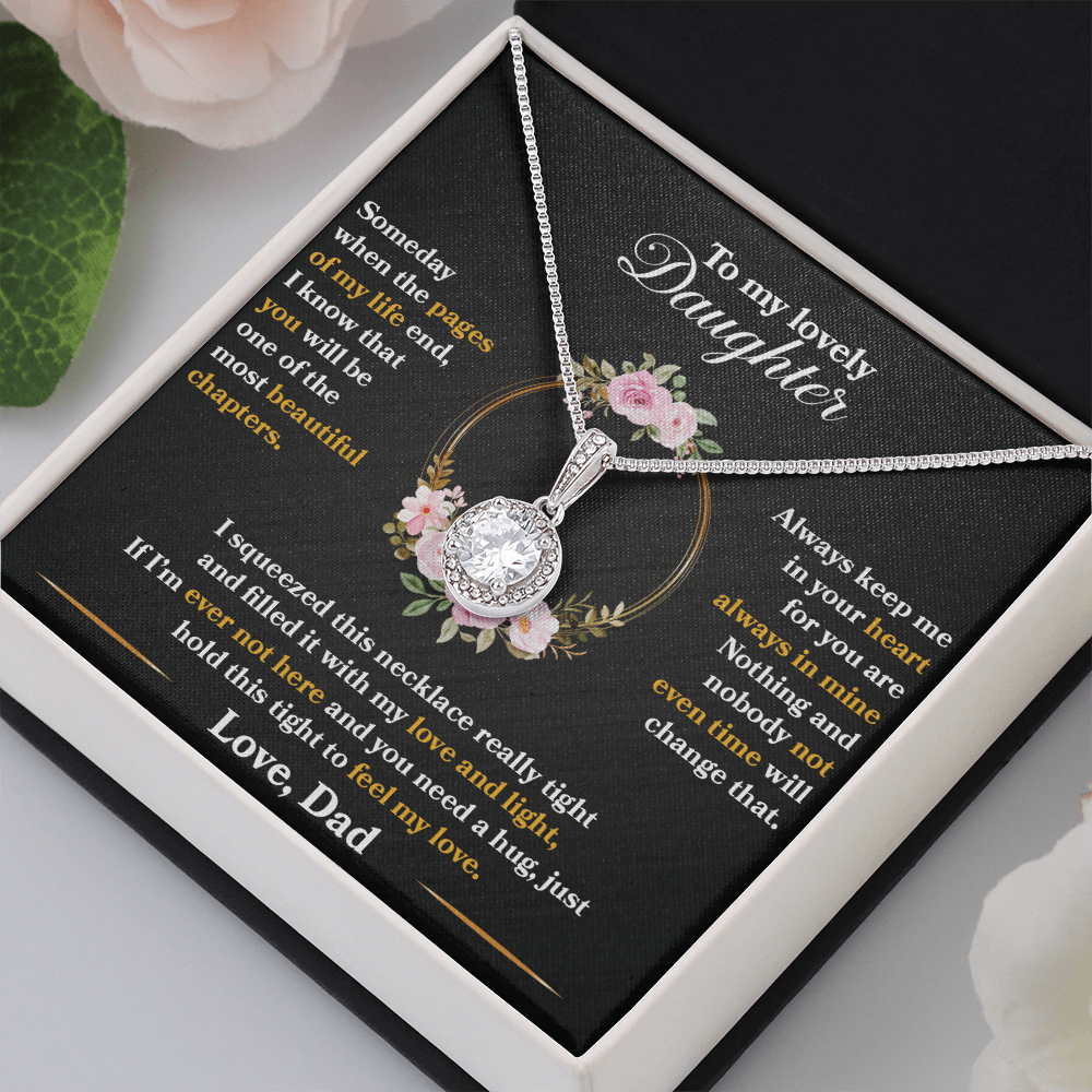 Daughter - Someday When The pages Of My Life End - Eternal Hope Necklace