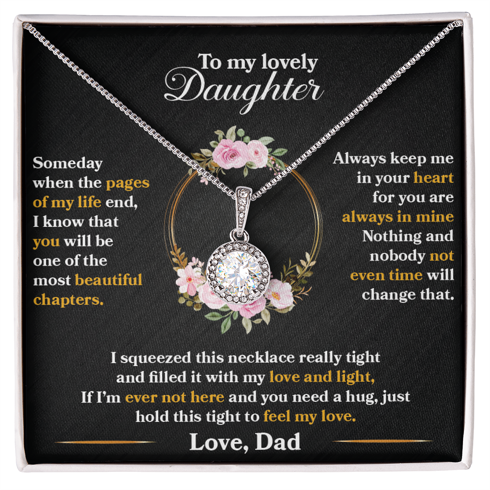 Daughter - Someday When The pages Of My Life End - Eternal Hope Necklace