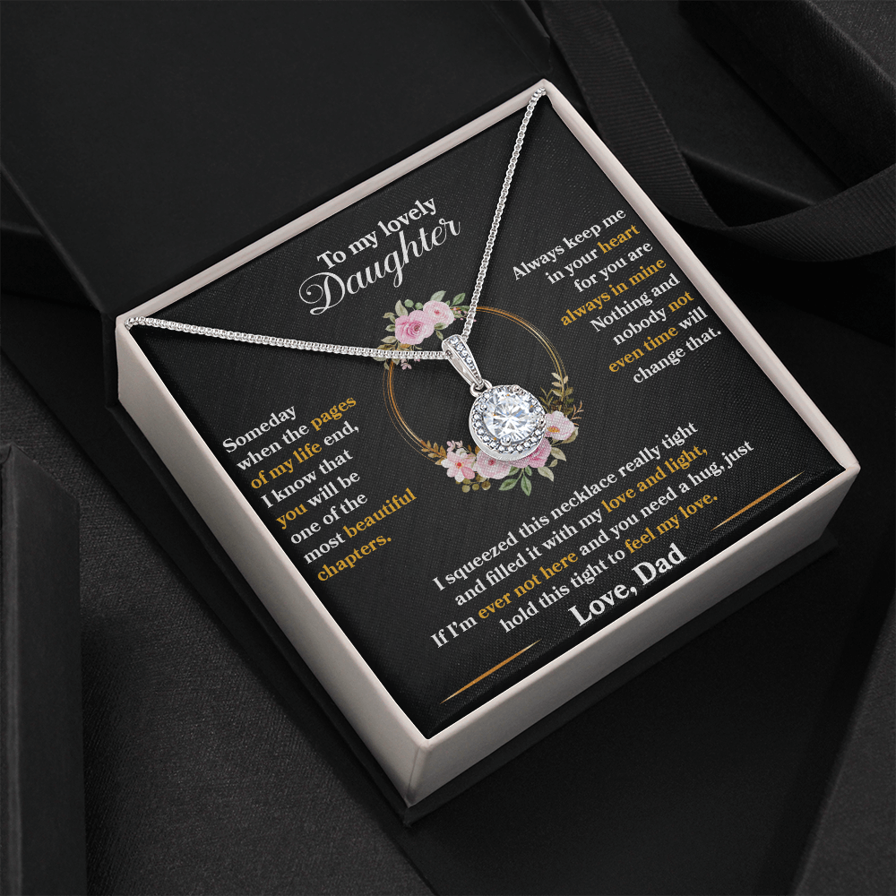 Daughter - Someday When The pages Of My Life End - Eternal Hope Necklace